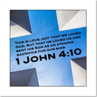 1 John 4:10 Posters and Art